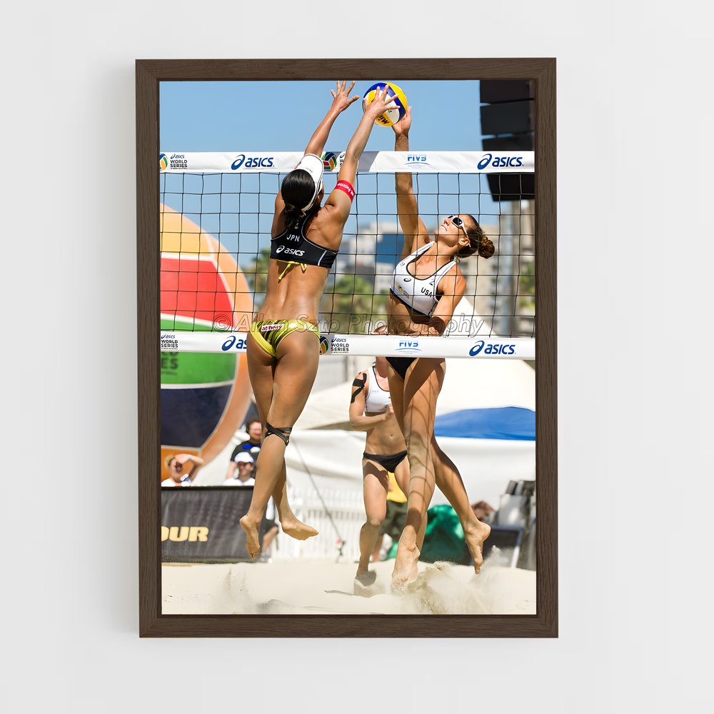 Poster Beach Volleyball Stars – affiche Beach-volley (vue 5)